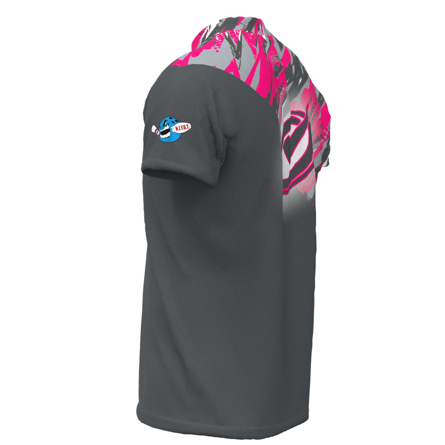 Crazy Zag Pink Performance T-Shirt NJYBT
