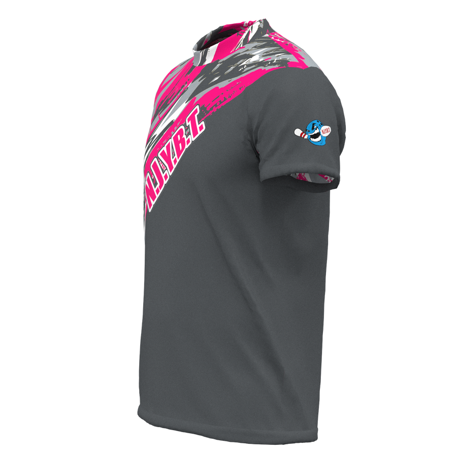 Crazy Zag Pink Performance T-Shirt NJYBT