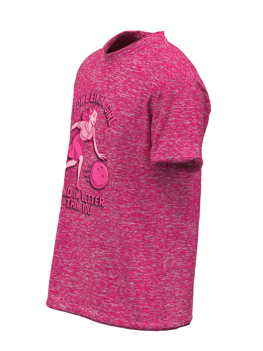 Girls Bowl Better Performance T-Shirt