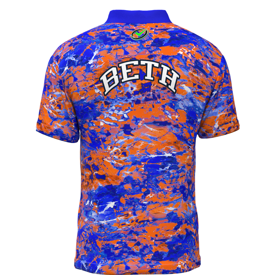 Bi-Polar Bowlers Mock Collar Zip - Bowling Jersey
