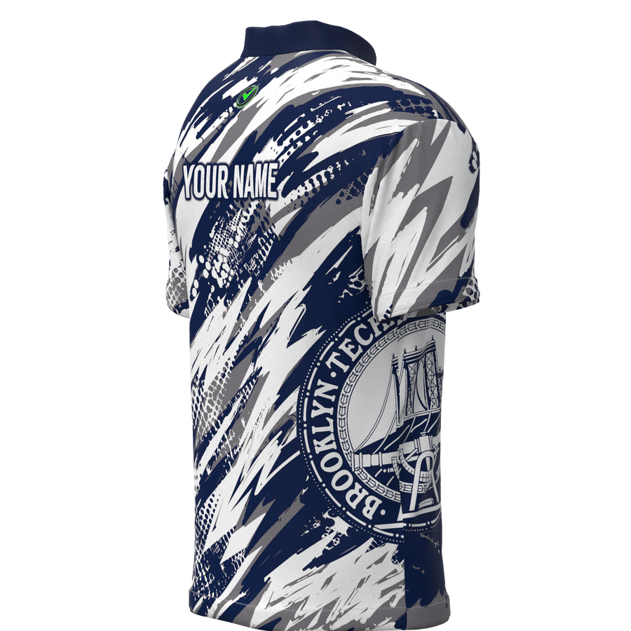 BTHS Mock Collar Zip - Bowling Jersey