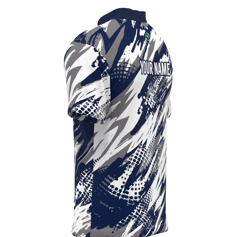 BTHS Mock Collar Zip - Bowling Jersey
