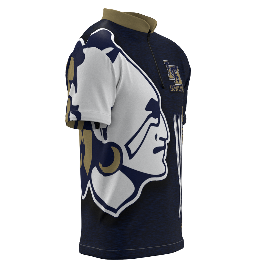 IHHS Mock Collar Zip - Bowling Jersey