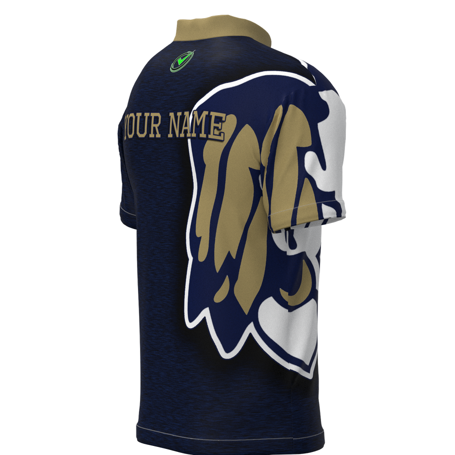 IHHS Mock Collar Zip - Bowling Jersey