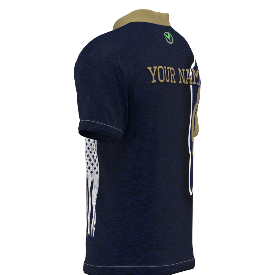 IHHS Mock Collar Zip - Bowling Jersey