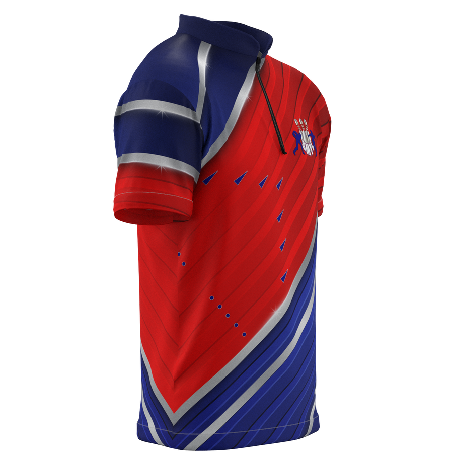 SMYL Mock Collar Zip - Bowling Jersey