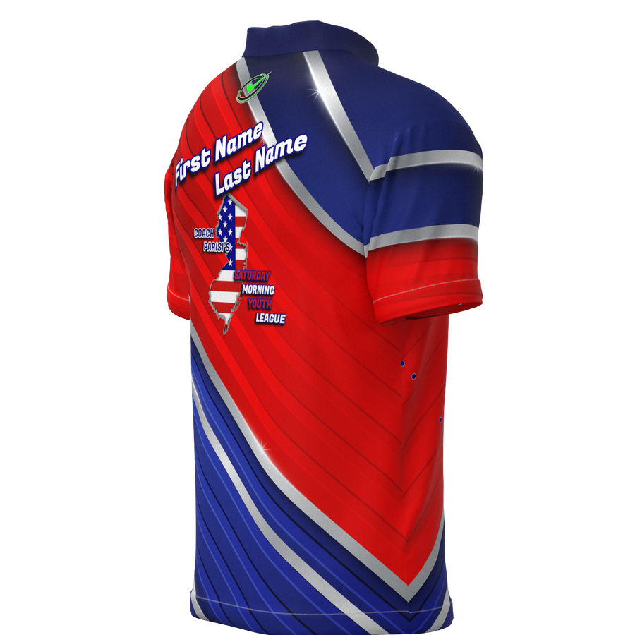 SMYL Mock Collar Zip - Bowling Jersey