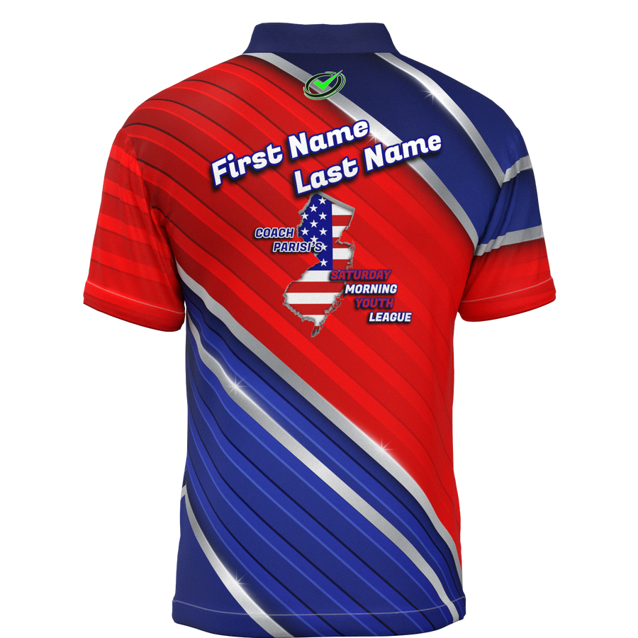 SMYL Mock Collar Zip - Bowling Jersey