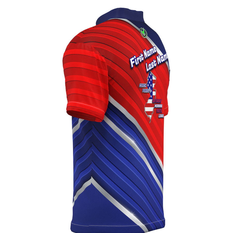 SMYL Mock Collar Zip - Bowling Jersey