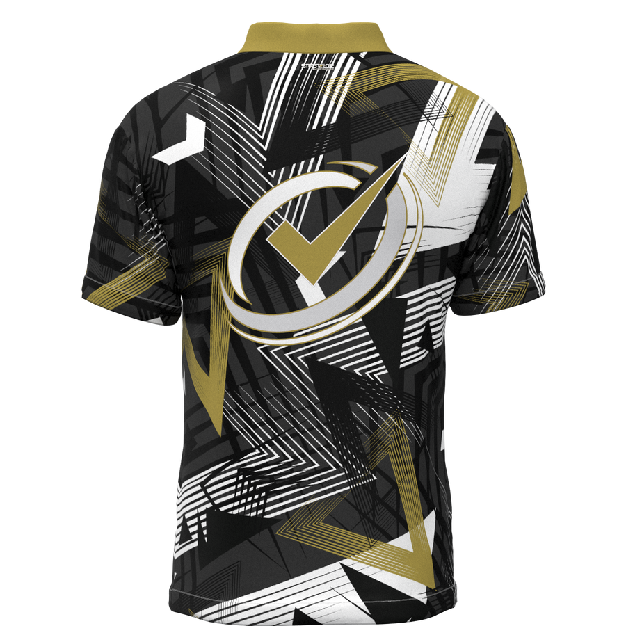 Transfusion Gold Mock Collar Zip - Bowling Jersey