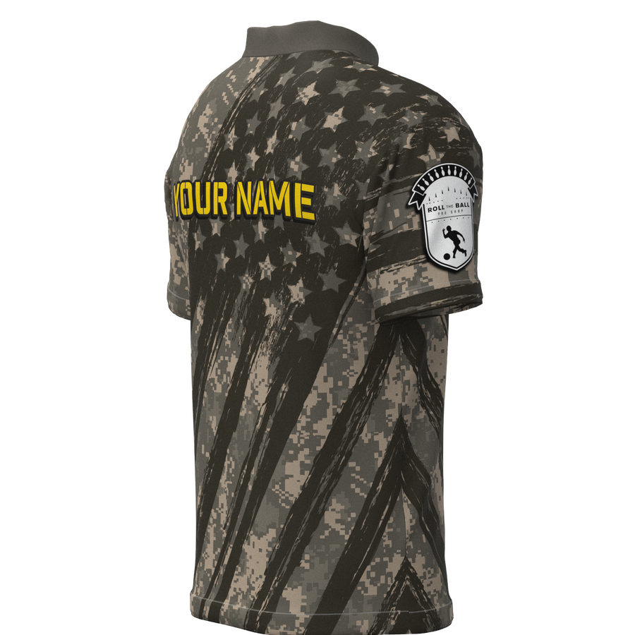 Mission Possible Mock Collar Zip - Bowling Jersey