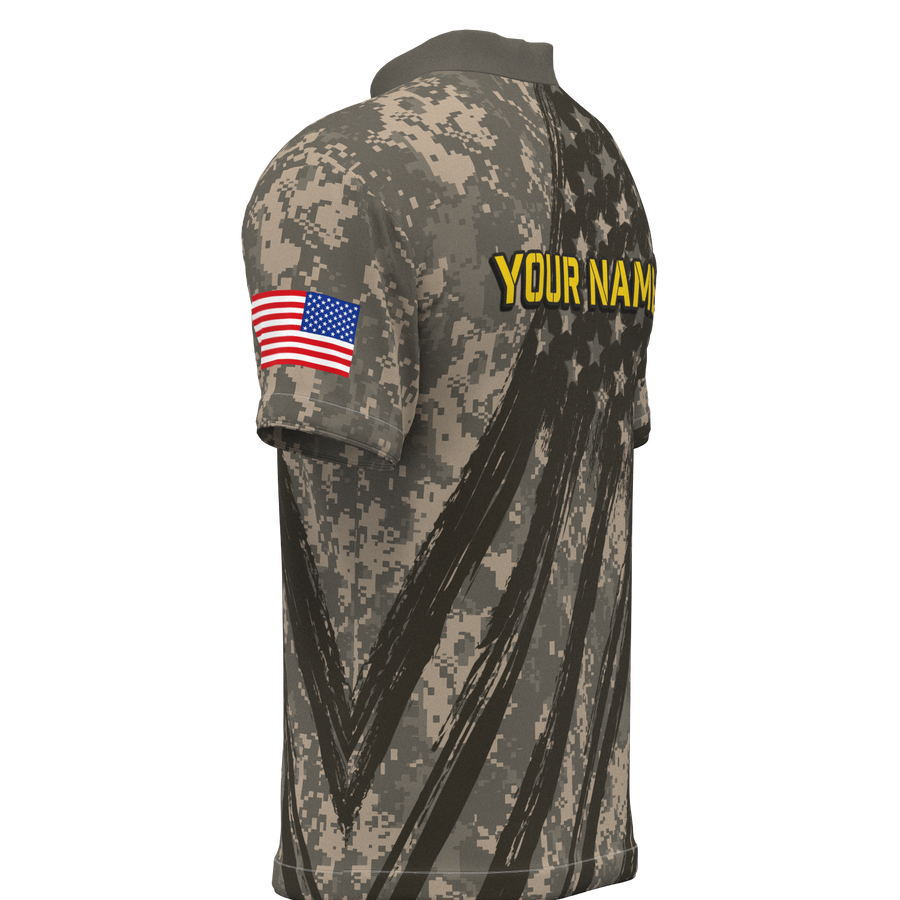 Mission Possible Mock Collar Zip - Bowling Jersey