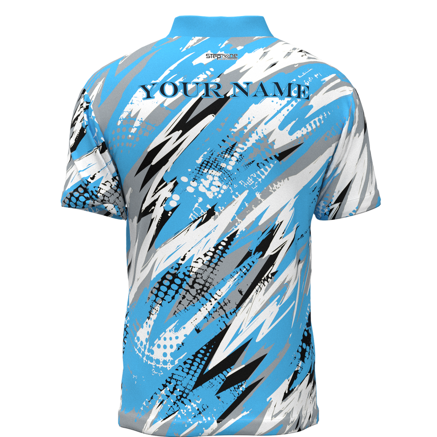 North Carolina Tournament Mock Collar Zip - Bowling Jersey