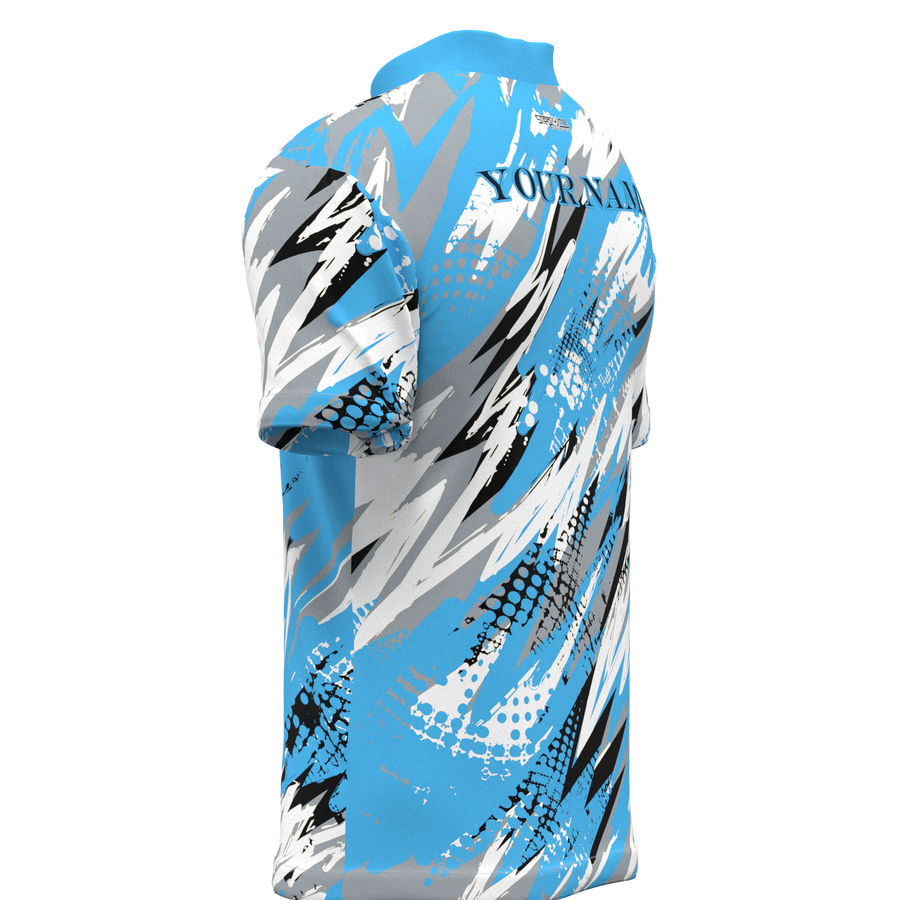 North Carolina Tournament Mock Collar Zip - Bowling Jersey