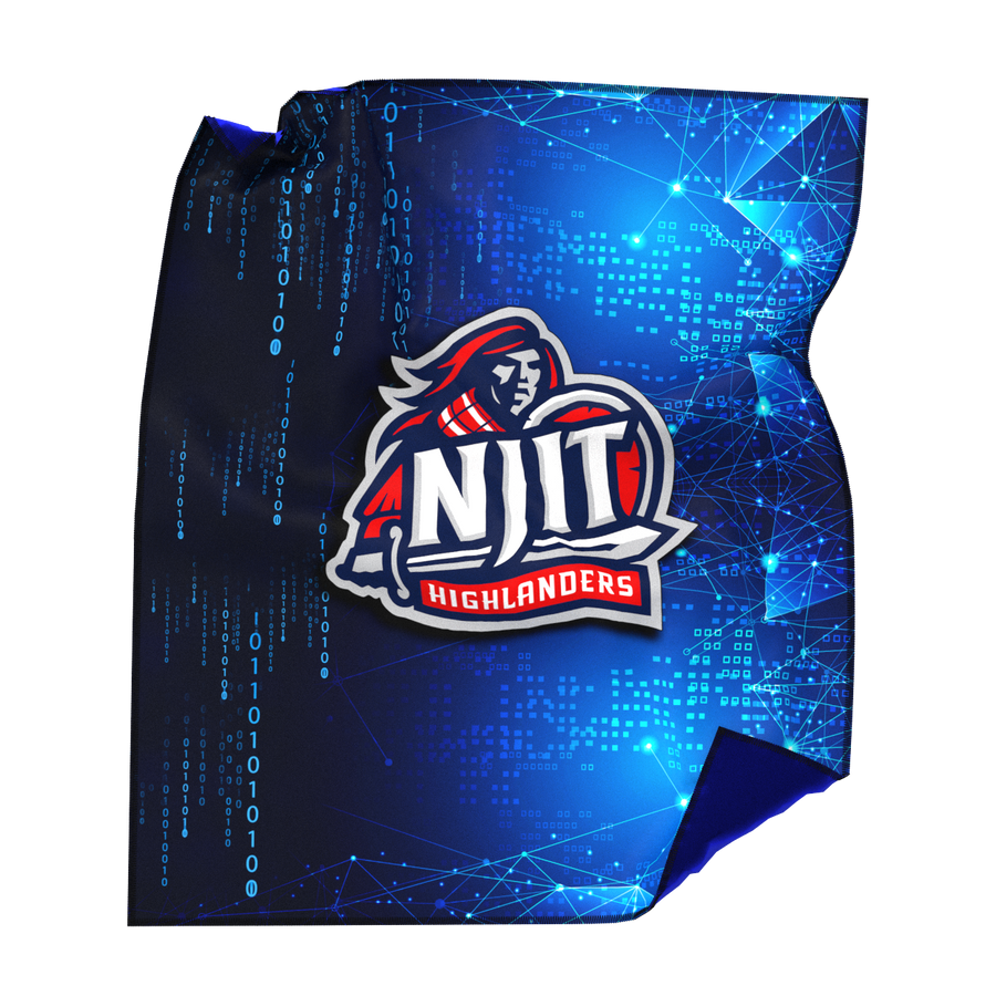 Rally Rag NJIT Blue 0s and 1s