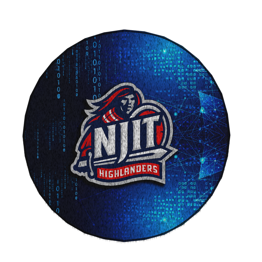 Shammy Pad NJIT Blue 0s and 1s
