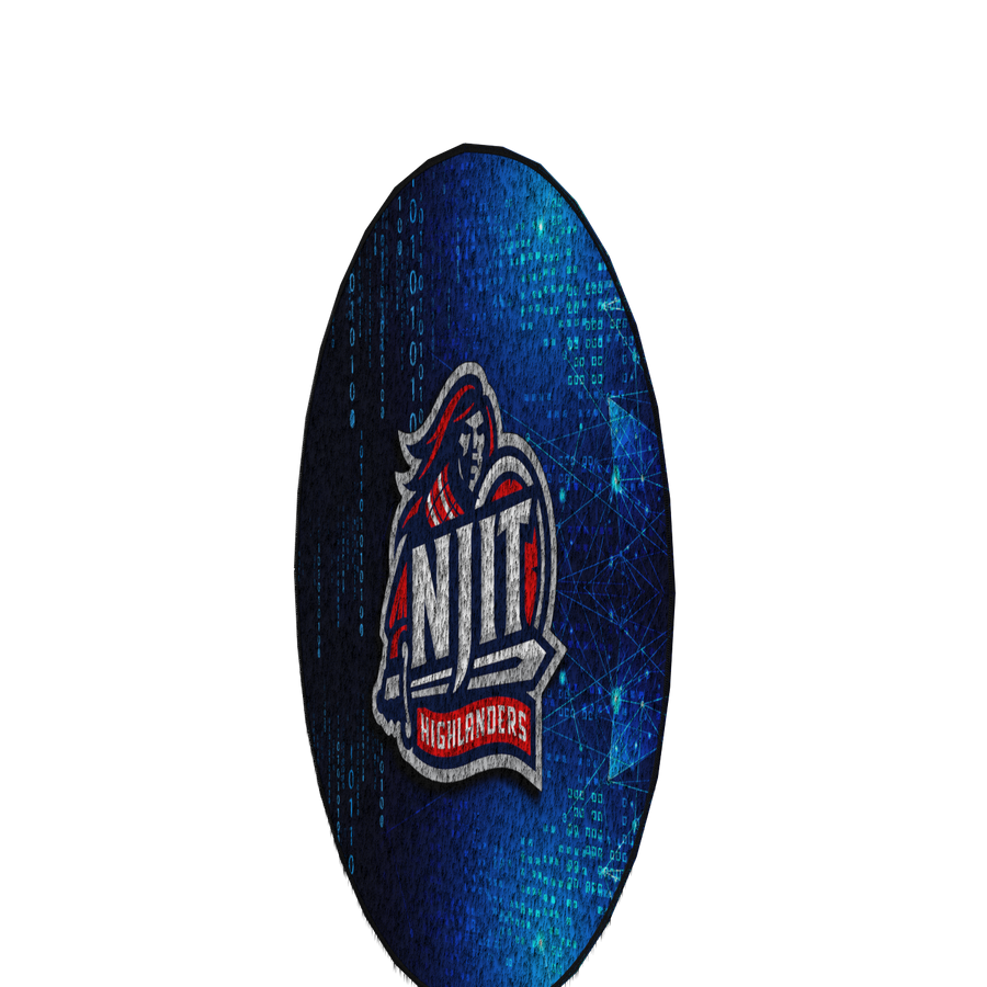 Shammy Pad NJIT Blue 0s and 1s