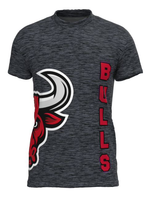 Short Sleeve T-Shirt/Jersey - Bulls 1 MOCK UP ONLY