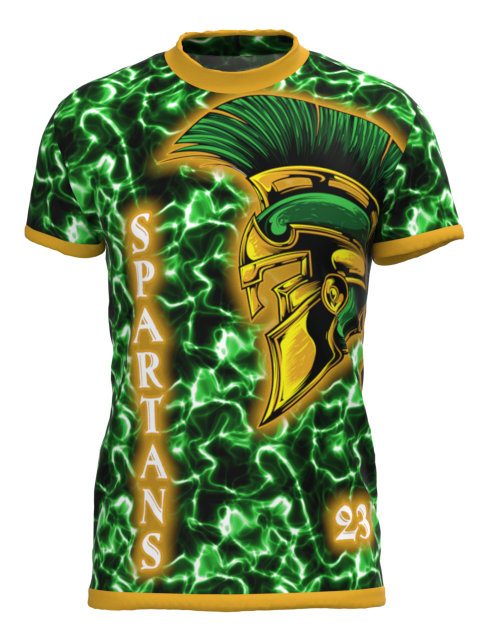 Short Sleeve T-Shirt/Jersey - Spartans 1 MOCK UP ONLY