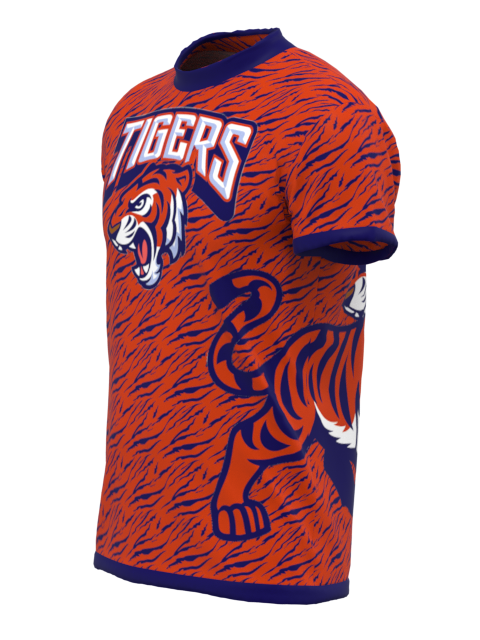 Short Sleeve T-Shirt/Jersey - Tigers 1 MOCK UP ONLY